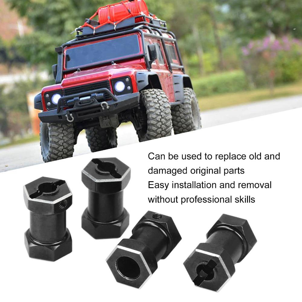 4Pcs/Set Metal RC Wheel Hex Hub RC Cars Accessories Crawler Wheel Adapter For 1/10 RC Crawler