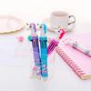 10 Colors In 1 Presse Cartoon Unicorn Gel Pen Colorful 0.5mm Ballpoint Pens for Student Stationery