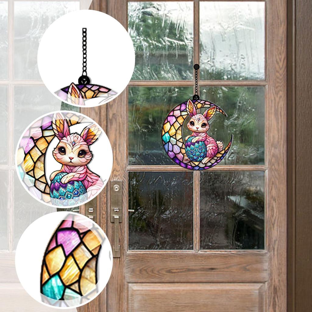 2D Easter Egg Acrylic Flat Printing, Suitable For Home Wall Decoration, Hanging And Hanging