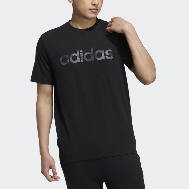 adidas Мужская футболка Neo Straight Fit Черная HE4557