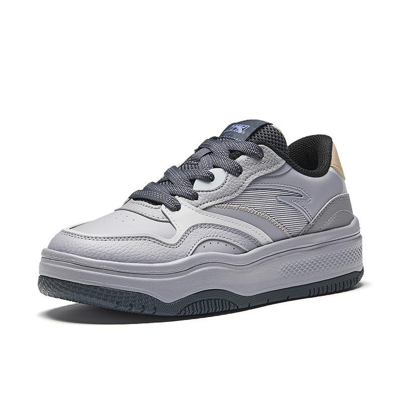 Anta Street Fun 2 удобные универсальные нескользящие износостойкие низкие кроссовки для скейтбординга женские кроссовки серые 922448077-4