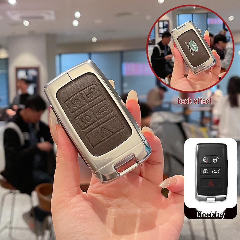 Land Rover Key Case: Compatible with Range Rover Evoque, Discovery 4/5, Velar, Sport, Freelander 2 Models.