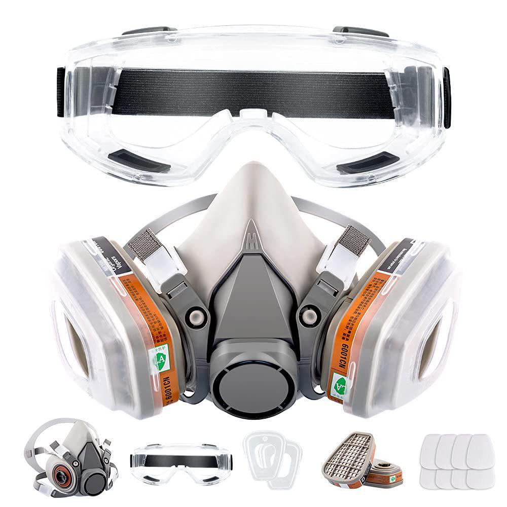 6200 Model Mask for Spray Painting, Pesticide, Decoration, Grinding, Chemical, Firefighting, and Dust Protection