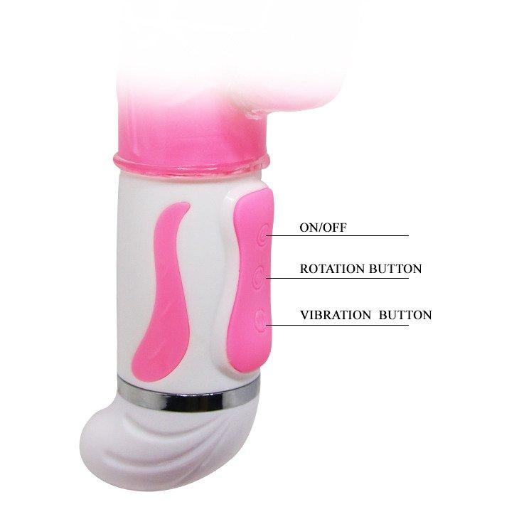 Gel Rotating Penis Vibrator - Fascination