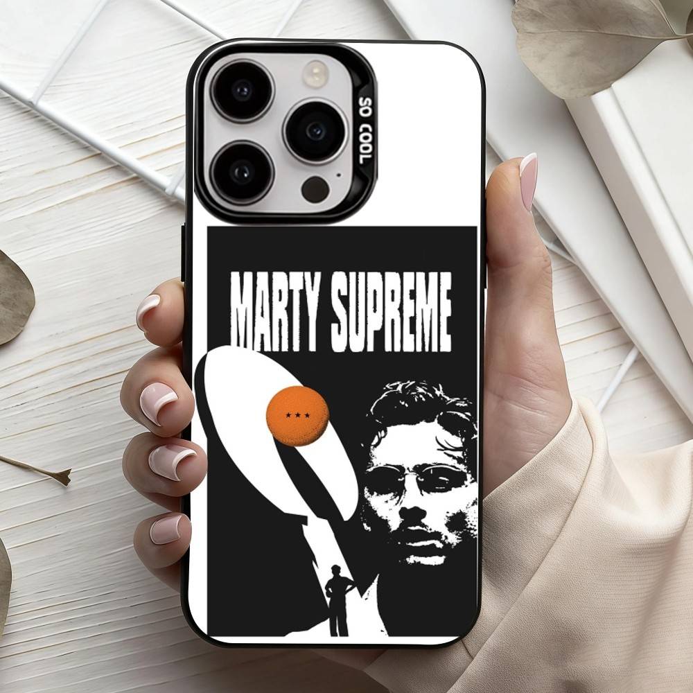 Спортивные Фильмы M-Marty-Y S-Supreme-E Чехол для Телефона Для iPhone17,16,15,14,13,12,11 Plus,Pro Max Конфетный Посеребренный Внутренний Чехол