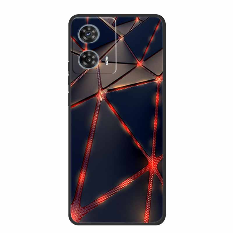 Чехол для телефона Motorola Edge 50 Fusion Задняя крышка Черный силиконовый мягкий чехол Для Moto Edge 50 Fusion Чехол 6.7" Funda Shell