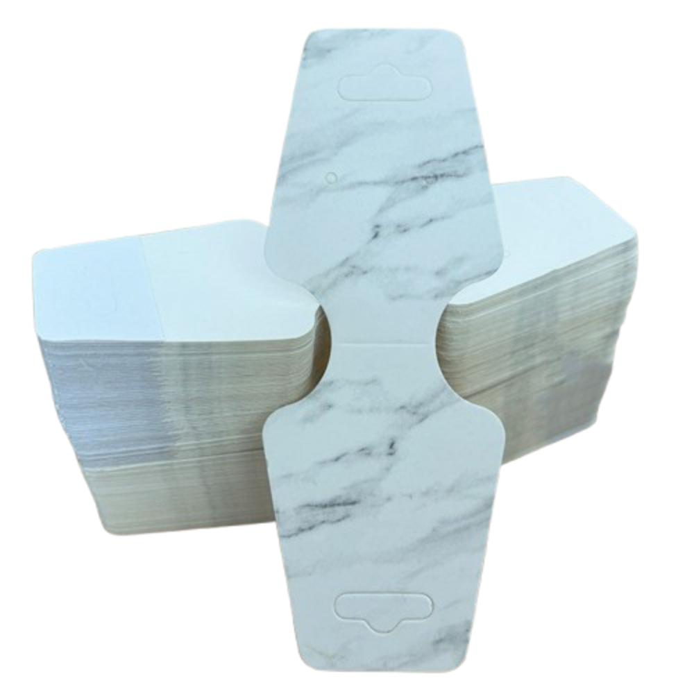 100pcs Foldable DIY Jewelry Display Card Jewelry Packaging Card Suitable for Jewelry Price