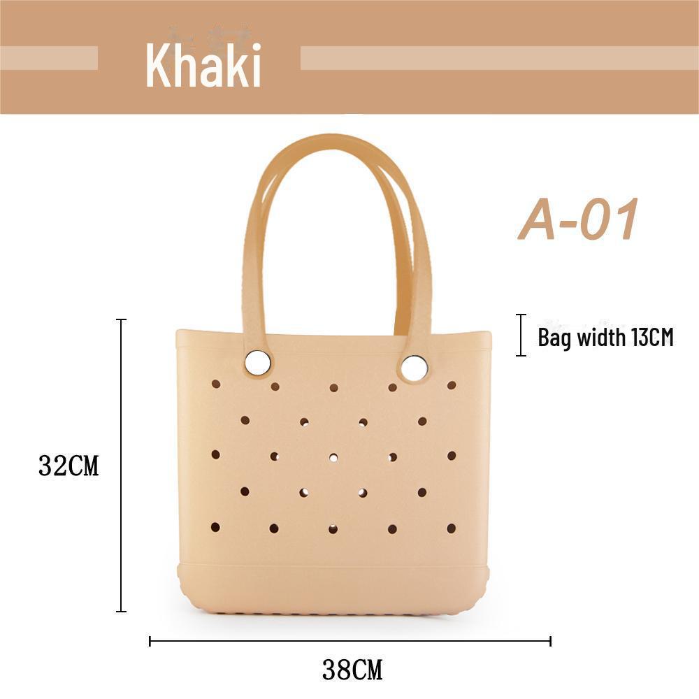 Водонепроницаемая портативная пляжная сумка Eva - большая вместимость, полый дизайн, сумка для детских принадлежностей