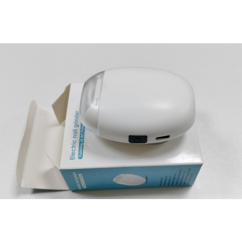 2 в 1 электрическая машинка для стрижки ногтей со светодиодной подсветкой, автоматическая шлифовальная машинка для ногтей, триммер для детей и взрослых, мини-маникюрные инструменты для ухода за ногтями