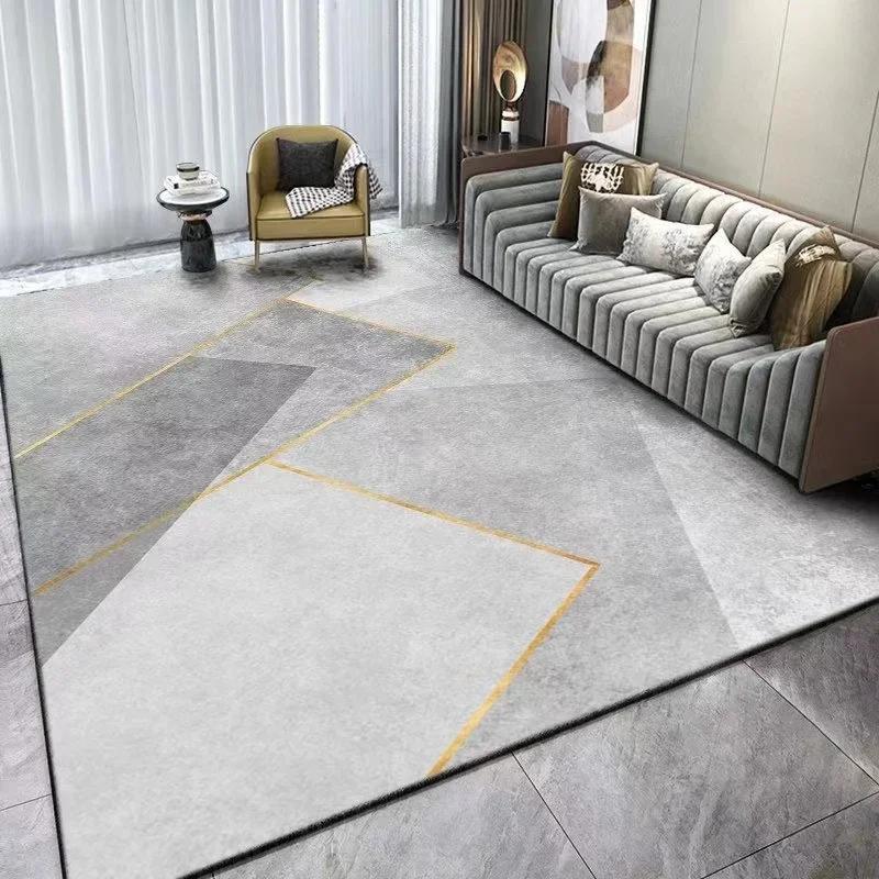 Simple Modern Carpet Living Room Sofa Coffee Table Mat Luxury Bedroom Decor Home Soft Starter Mat Carpets for Bed Room Large Rug