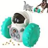 Robot Shaped Dogs Interactive Treat Toy Brain Game Dogs Food Dispenser Dogs Slow Feeder Toys Pet