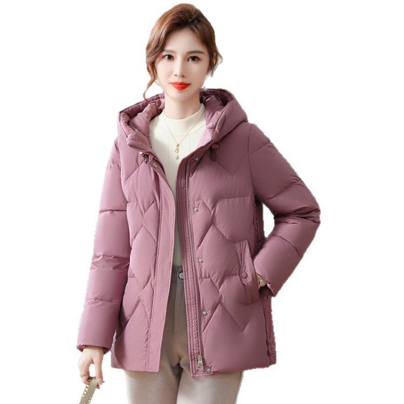 Зимняя одежда для матери среднего возраста, пуховик, новая модная маленькая кофточка, уменьшающая возраст, осенне-зимнее пальто для женщин среднего и пожилого возраста