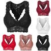 New Women Plus Size Vest Crop Wire Bra Lingerie Sexy V-Neck Underwear S-3XL
