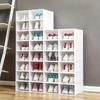 3pcs-Antioxidant Shoe Cabinet High Transparent Slippers Sneakers Storage Shoes Box Dustproof Shoe Organizer Box