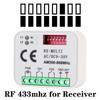 Universal 433MHz 868MHz RX Multi 300-900MHz uchun AC/DC 9-30V Darvoza Masofadan Boshqarish Kaliti Moduli Relay Garaj Darvozasi Qabul qiluvchi