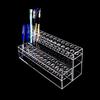 Traditional Chinese Hairpins Holder Pen for Desk 2 Tiered 48 Slots Acrylic Transparent