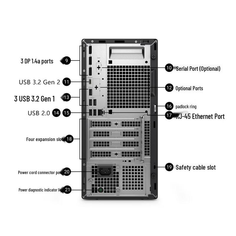 Dell OptiPlex Pro Tower Plus QBT1250 AI Desktop PC (CN version)
