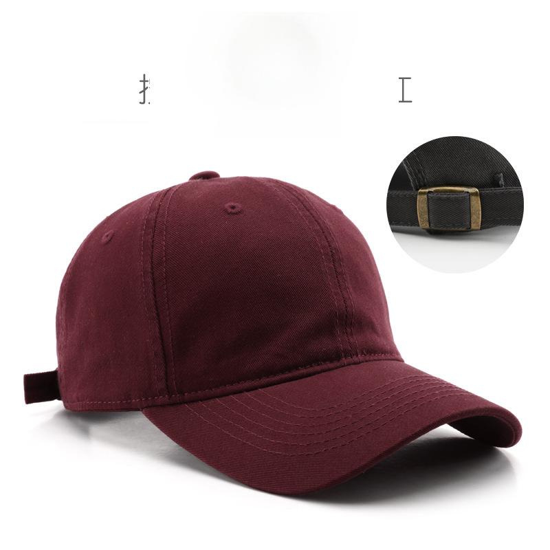 Японская женская бейсболка ретро однотонная легкая бейсболка из мытого хлопка для спорта на открытом воздухе мужская солнцезащитная бейсболка для путешествий
