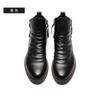 Fashion Men's Boots Fashion Chelsea Boots Retro Zipper Ankle Boot New High Top Leather Boots for Men Fringed Platform Boot Botas Hombre