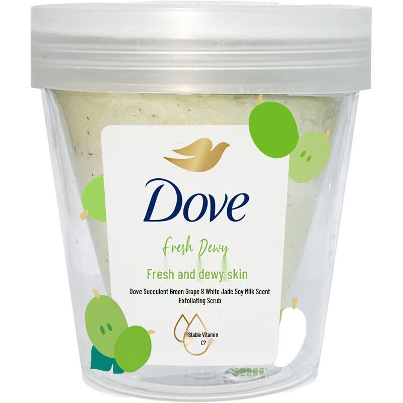 DOVE Фруктовый молочный отшелушивающий скраб для тела