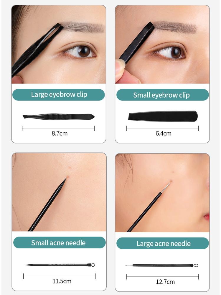 7/10/15 шт. профессиональные ножницы для педикюра, набор ножниц из нержавеющей стали с орлиным крючком, портативные маникюрные машинки для стрижки ногтей, набор инструментов