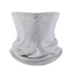 Unisex Autumn and Winter Warm Solid Thin Neck Gaiter Men and Women's Fashion Outdoor Cycling Cotton Neck Warmer