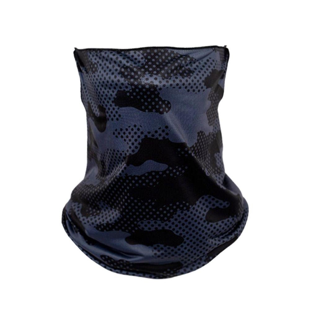 Breathable lce Silk Bandana Hanging Ear Face Cover Scarf Neck Protection Cycling Balaclava  Summer