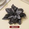 Plastic Christmas Flower Decorations Tree Ornamentation Festive Holiday Party Home Xmas Decoration Supplies