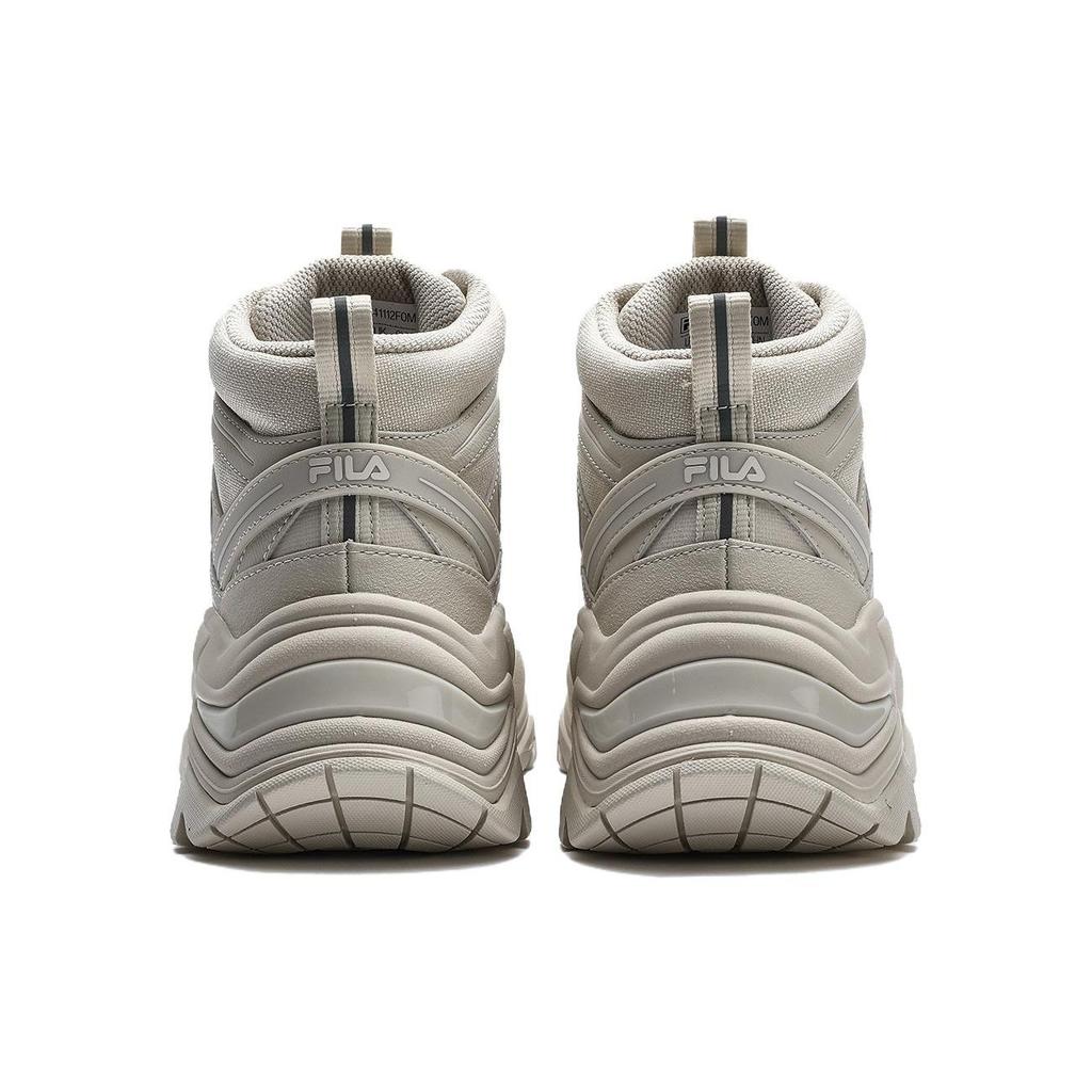 Fila Женские повседневные кроссовки Fishbone 1S Mid, удобные, универсальные, амортизирующие, износостойкие, с высоким верхом, бежевые F12W341112FOM