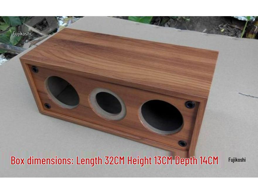 3-дюймовый двойной центральный громкоговоритель DIY Деревянный корпус HIFI Аудио Корпус