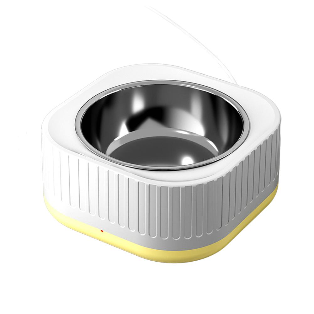 Обогреваемая миска для животных для воды/корма Миска для кошек с подогревом Бесшумная Поддержание тепла Миски для собак с подогревом Зимние Постоянная температура Товары для домашних животных