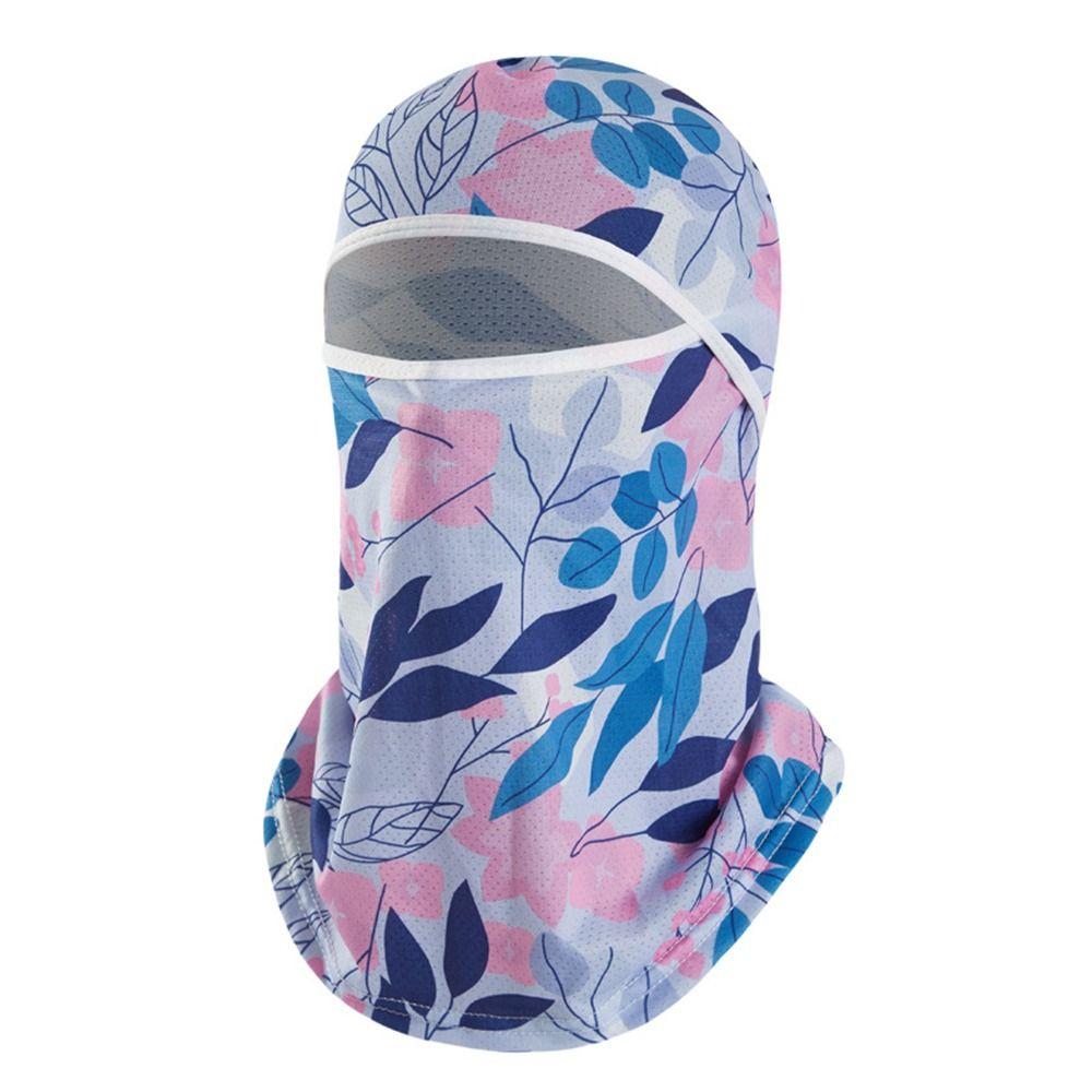 Ice Silk Cool Balaclava Quick Dry Face Cover Headwear Fashion Full Face Cap Motorcycle Riding