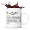 Mug Jean-Patrick Avis Soeur Recommandation | Tasse Frère Cadeau Anniversaire Noël Bro