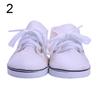 DIY For 18-inch Doll 43cm Doll Shoes Casual Wear Shoes Cloth Shoes Sneakers Clothes Accessories