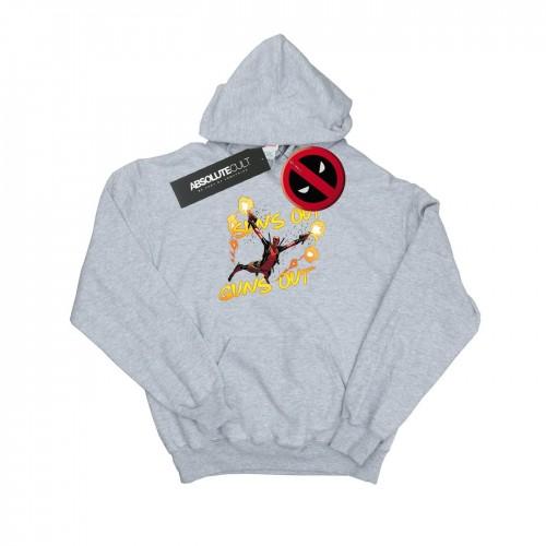 Marvel Womens/Ladies Deadpool Sun´s Out Guns Out Hoodie