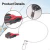 Release Clip 30 Cm Leader 360° Rotation Fishing Gear Downrigger Line Snap for Outdoor
