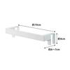 Yamazaki Towel Hanger Bar, White, Approx. W19cm X D6-7cm X H4cm, Adjustable Plate, Fits Door Thickness, Towel Rack, 4748