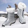 Female Cotton Boots Plus Size 42 Winter Womens Snow Boots Non-slip Outdoor Waterproof Women Keep Warm Boots Botas Mujer Zipper