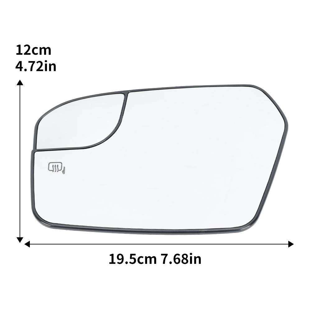 Rearview Mirror Glass Lens For Ford Fusion 2011-2012 US Version Heated Small And Large Side Mirror Glass Lens Car Accessories