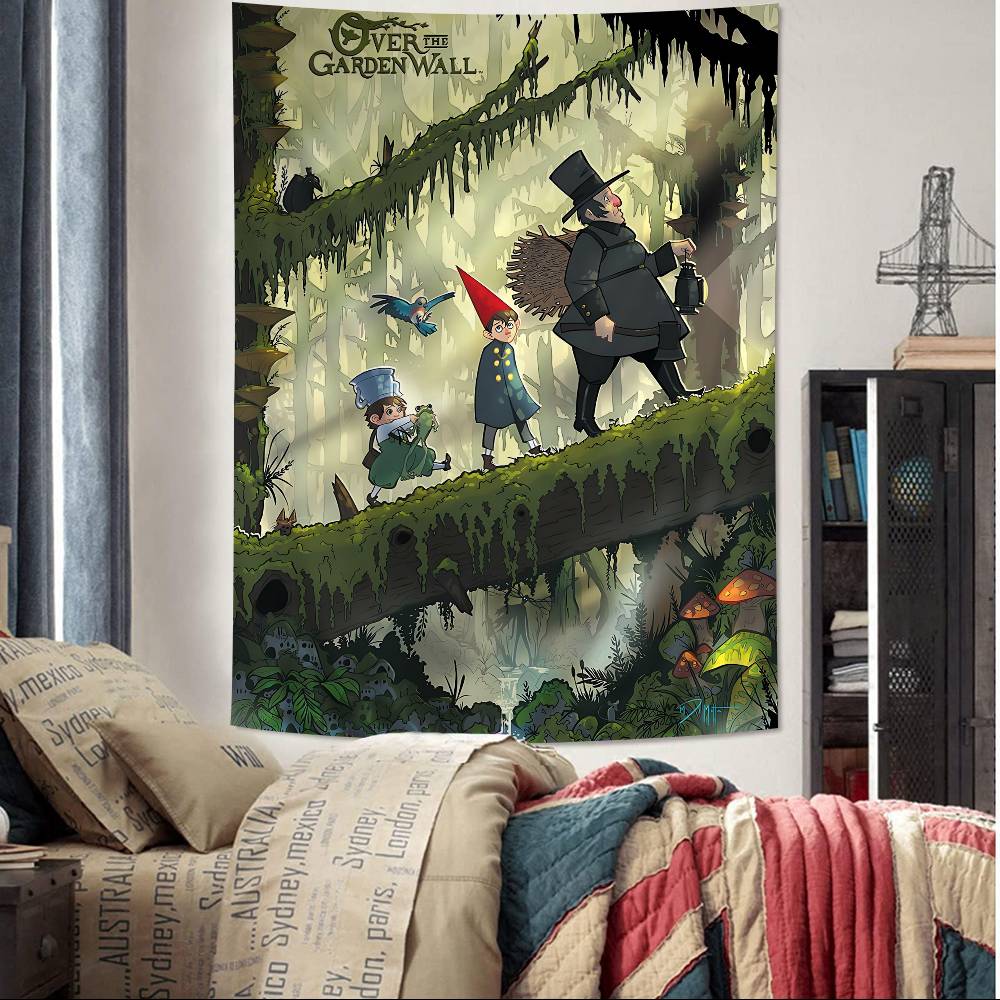Over The Garden Wall Anime Cartoon Tapestry Bohemian Wall Tapestries Mandala Wall Hanging Sheets