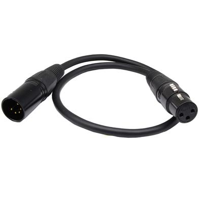 Кабель DMX XLR SinLoon 0,5 м 3F-5M Сценический SL-DMX05