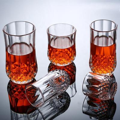 Роскошные бокалы для вина, изысканный стеклянный стакан с алмазной резьбой, бутылка для воды, креативные стаканы для коктейлей и виски, прозрачные стаканы для питья