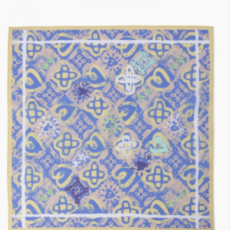 Benetton Benetton Petite Square Pattern Scarf Bcmfa1511