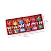 6Pcs Christmas Decoration Mini Carousel Horse Pendant Ornaments Pendant Wooden Xmas Children Favor Toy Festival Year Gifts