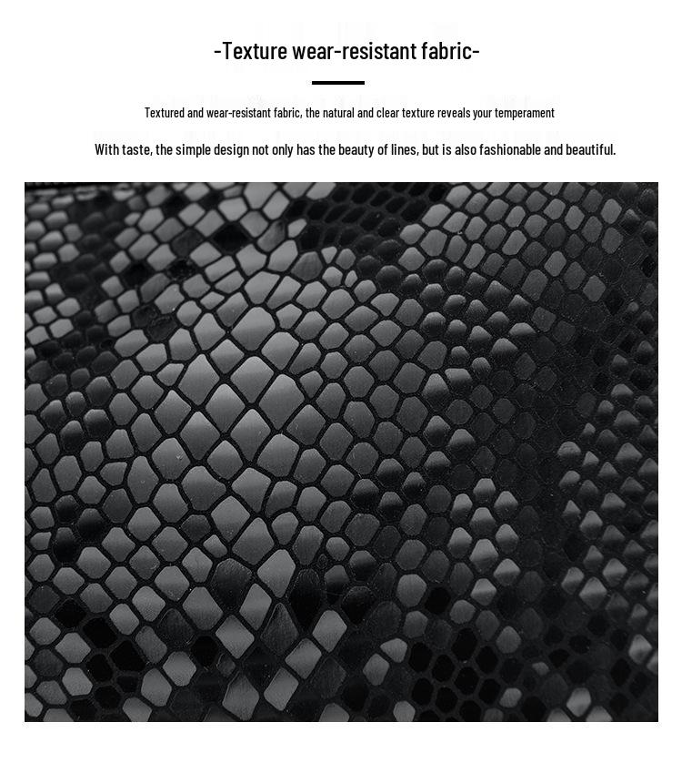 2025 Snake Print Women's High-Capacity Shoulder and Crossbody Tote Bag