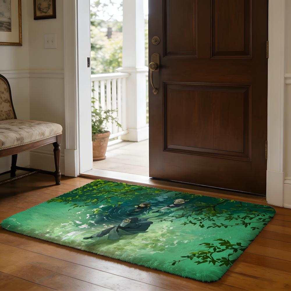 Anime The LLegend Of Luo XXiaohei Floor Mat Soft Flannel Absorbent Mat Non-Slip Rug Home Bedroom Bathroom