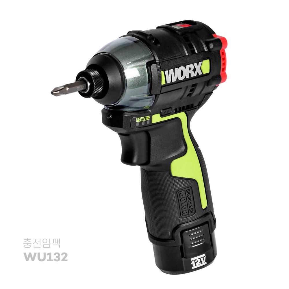 Works Charging Combo Kit Hammer Drill 12V 2.0Ah 2 Batteries BL WU920X