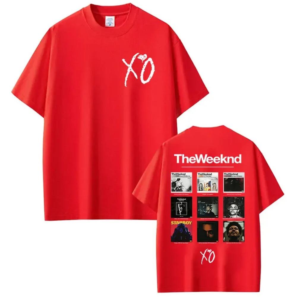 Unisex Rapper The Weeknd Xo Album 2026 Graphic T-Shirts Women Fashion Round Neck Short Sleeve Hip Hop Harajuku Kawaii Y2K Clothing