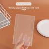 Eco-Friendly A6 Matte Sand Card Book Refill with Grid Pages and Sticker Storage