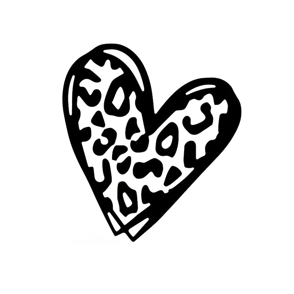 1pc Heart Shaped Leopard Print Car Stickers for Auto Rear Window Windshield Rearview Mirror Bumper Decors Motorcycle Body Decals